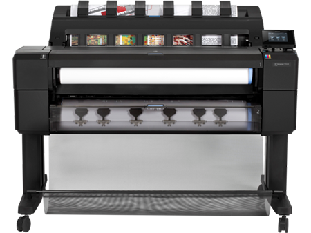 HP DesignJet T1530 printer vooraanzicht
