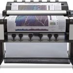 HP DesignJet T3500 multifunctionele printer vooraanzicht