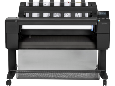 HP DesignJet T930 printer vooraanzicht