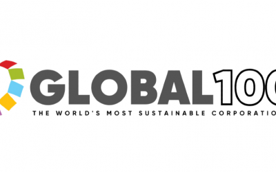 Global 100 logo, the world's most sustainable corporations